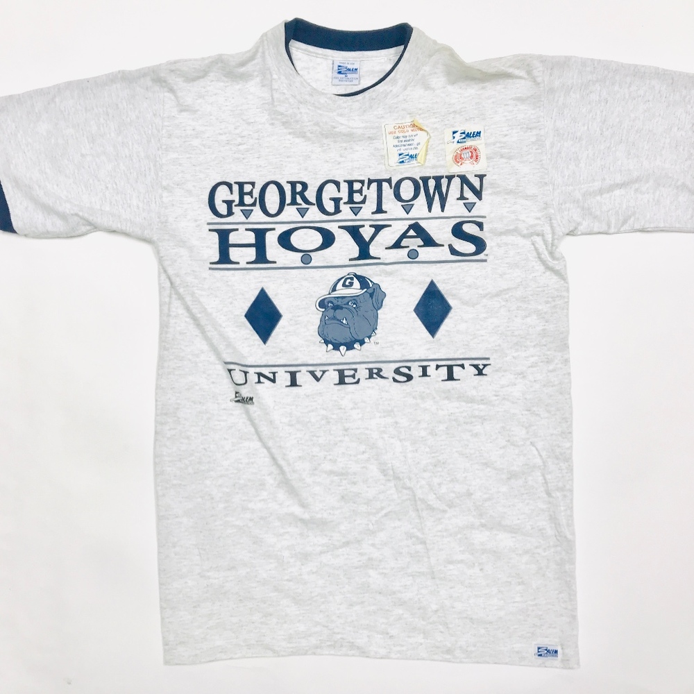 Georgetown Hoyas Roll Up T Shirt By Salem M L XL